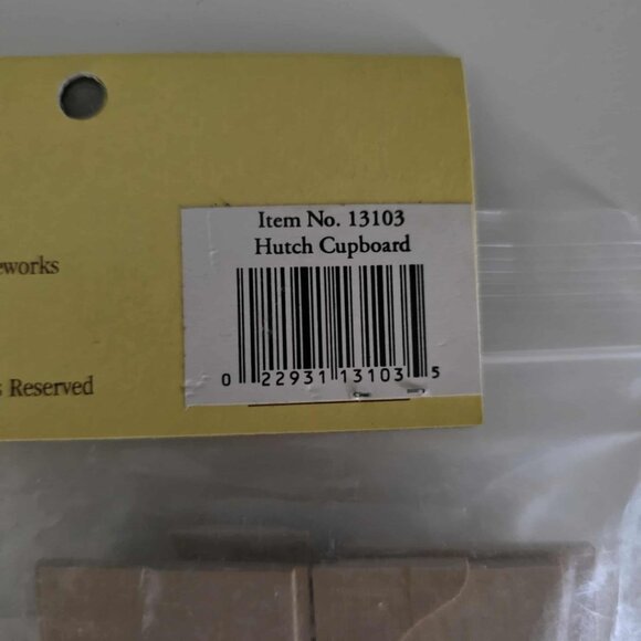 NWT Houseworks Shenandoah Designs Hutch Cupboard Doll House Miniature Kit - Picture 4 of 5